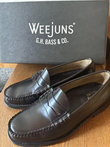 G.H.BASS 로퍼 Larson WEEJUNS 다크 브라운