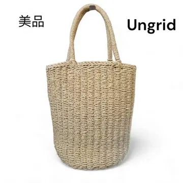 Ungrid 페이퍼 니트 서클 백 새상품급