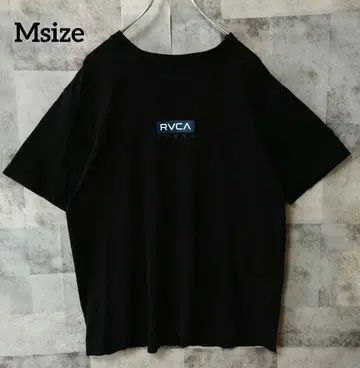 RVCA 루카 BOX 로고 헤비 웨이트 블랙 반팔 티셔츠 Msize