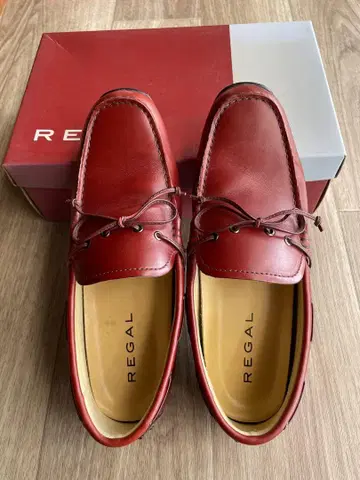REGAL 빨간색 드라이빙 신발