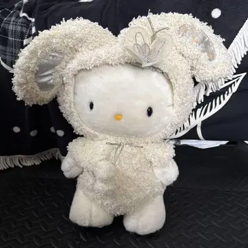 레어 헬로키티 봉제 인형 토끼 귀
