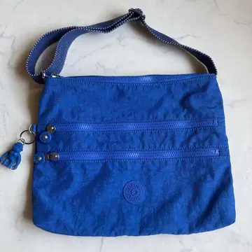 키플링 Kipling 블루 스카이블루 나일론 핸드백 원 숄더