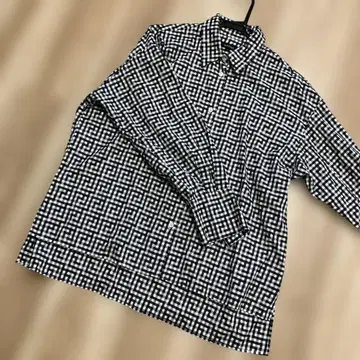 untitled 새상품 체크 무늬 셔츠