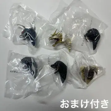제일복권 고질라 대괴수열전 G C상 몬스터 헤드 마그넷 컴프 세트