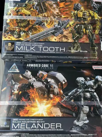 30MM ARMORED CORE MELANDER MILKTOOTH 2개
