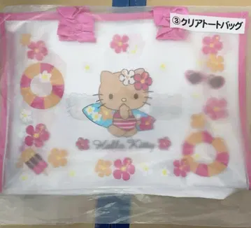 산리오 복권 헬로키티 클리어 토트백