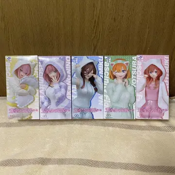 5등분의 신부 Fukuya 후쿠야 고양이 귀 후드티 피규어 세트
