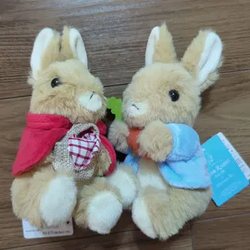 피터 토끼 봉제 인형 2종 세트