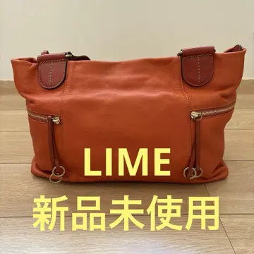 LIME 토트백 오렌지 미사용 새상품