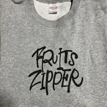 후르츠 지퍼 FRUITS ZIPPER 맨투맨 ver.2 (그레이) L