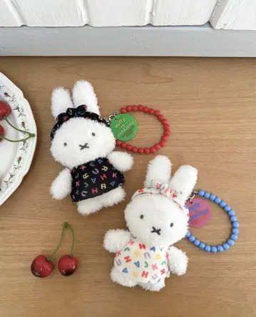 Miffy 미피 하라주쿠 한정판 백 참 마스코트 2개