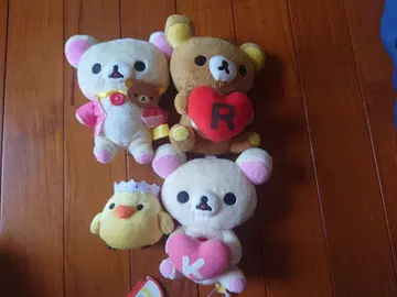 리락쿠마 봉제 인형 4종