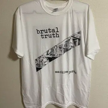 brutal truth 티셔츠 화이트
