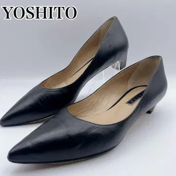 YOSHITO 요시토 스틸레토 힐 펌프스 블랙 24cm