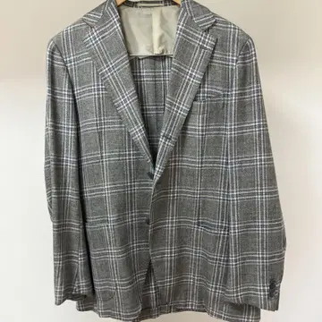 새상품급 빔즈 봄/여름 자켓 그레이 윈도우 페인 50