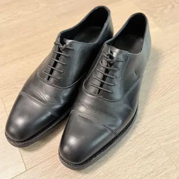 Barker 블랙 가죽 신발 6.5 F 잉글랜드제 25cm 25.5cm