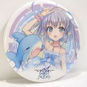 엘르와 사메노포키 VTuberFes Japanx 웹폰 캔뱃지