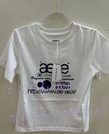 aeae 그래픽 프린트 티셔츠
