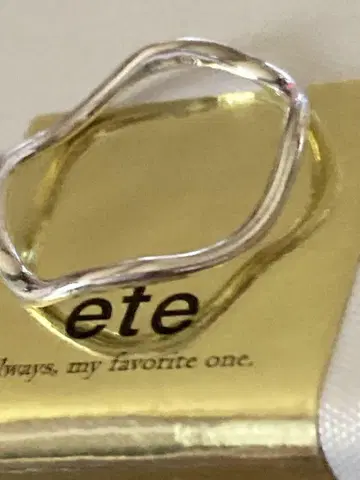 ete K10WG 웨이브 반지
