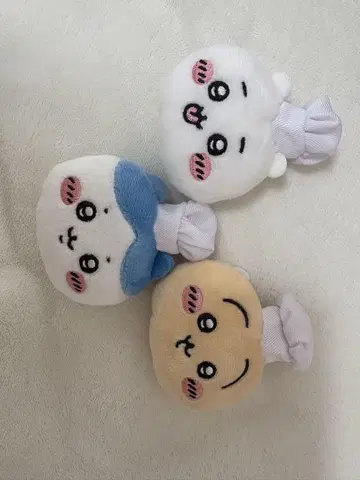 치이카와 레스토랑 요리사 봉제 인형 얼굴 배지 3개 세트
