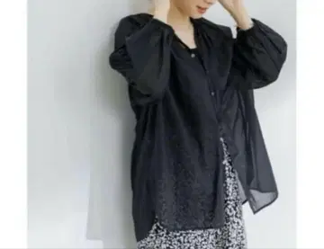 어반 리서치 코튼 보일 멀티 WAY 블라우스