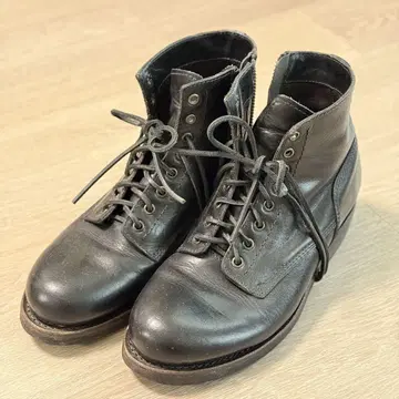 BUTTERO 블랙 레이스업 부츠 사이즈 39 25cm 25.5cm