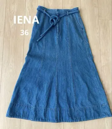 IENA 이에나 데님 롱 스커트