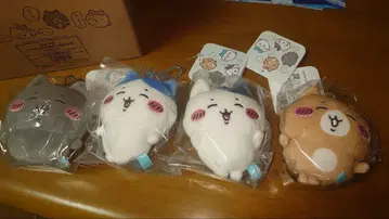 치이카와 하치와레와 기분 좋은 친구들 마스코트 4개 세트