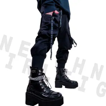 NieR 4POCKET JOGGER PANTS [서스펜더 장식 포함]