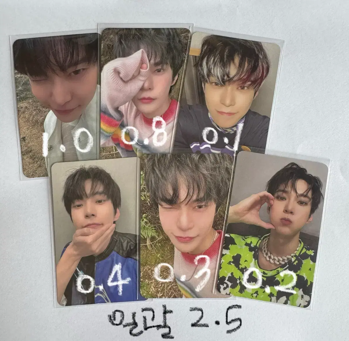 Nct 127 NCT Dream poca bulk wts Doyoung Jaehyun Chenle Renjun Mark Jungwoo