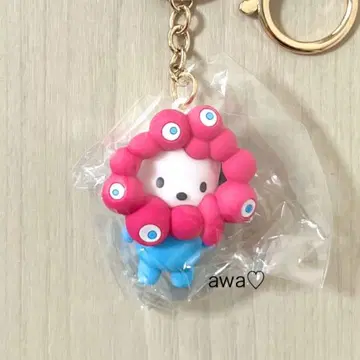새상품 산리오 포차코 변신 미야쿠미야쿠 입체 키링 엑스포