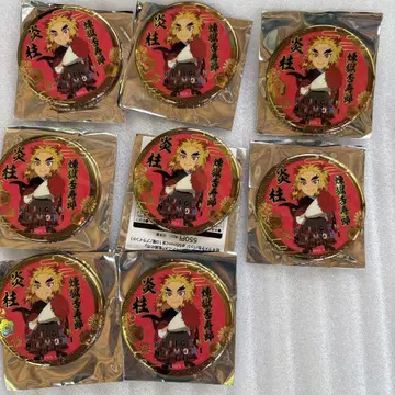 귀멸의 칼날 니지겐노모리 기둥 키라메타 캔뱃지 56mm 렌고쿠 쿄쥬로