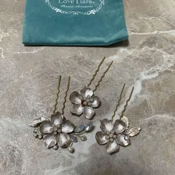Love Tiara 꽃 헤어핀