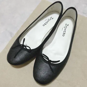 size 36 1/2 레페토 발레 슈즈 플랫 블랙 검정