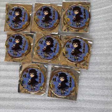 귀멸의 칼날 니지겐노모리 기둥 키라메타 캔뱃지 56mm 토미오카 기유