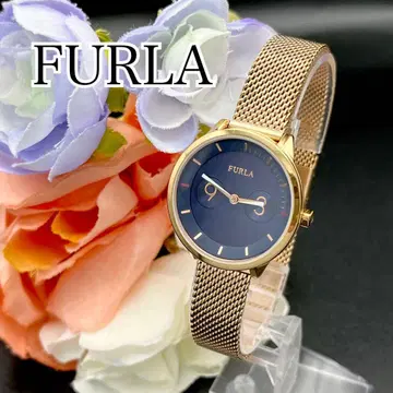 작동 손목시계 FURLA 훌라 새상품 배터리 여성용 핑크 골드 E61