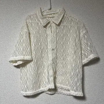 유나이티드 애로우즈 셔츠 화이트 반팔