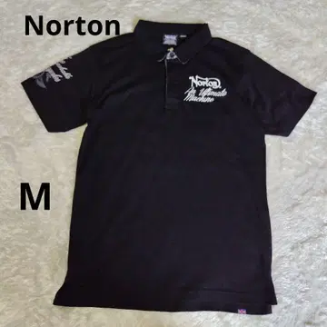 Norton 노턴 블랙 피케 셔츠 M 사이즈