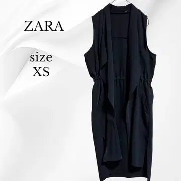 ZARA 자라 롱베스트 체형 커버 허리 조절 XS 이탈리아