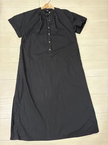 BANANA REPUBLIC 블랙 셔츠 원피스