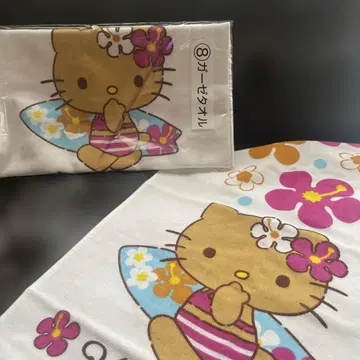 키티 복권 타월 거즈 타월