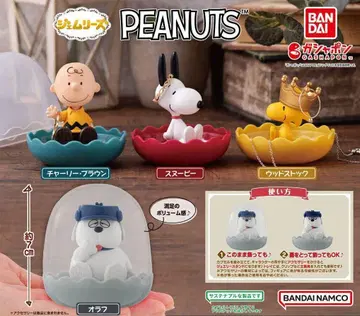 젬리즈 PEANUTS 스누피 전 4종 세트 캡슐 포함