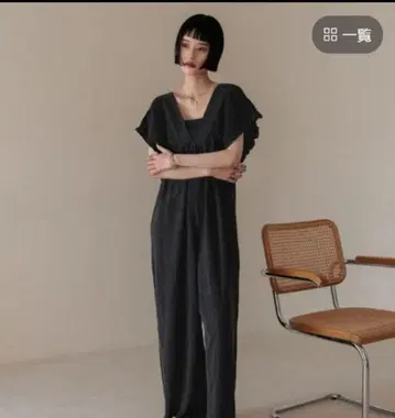 미개봉 새상품 로리즈팜 요류 셔링 살로펫 블랙 M