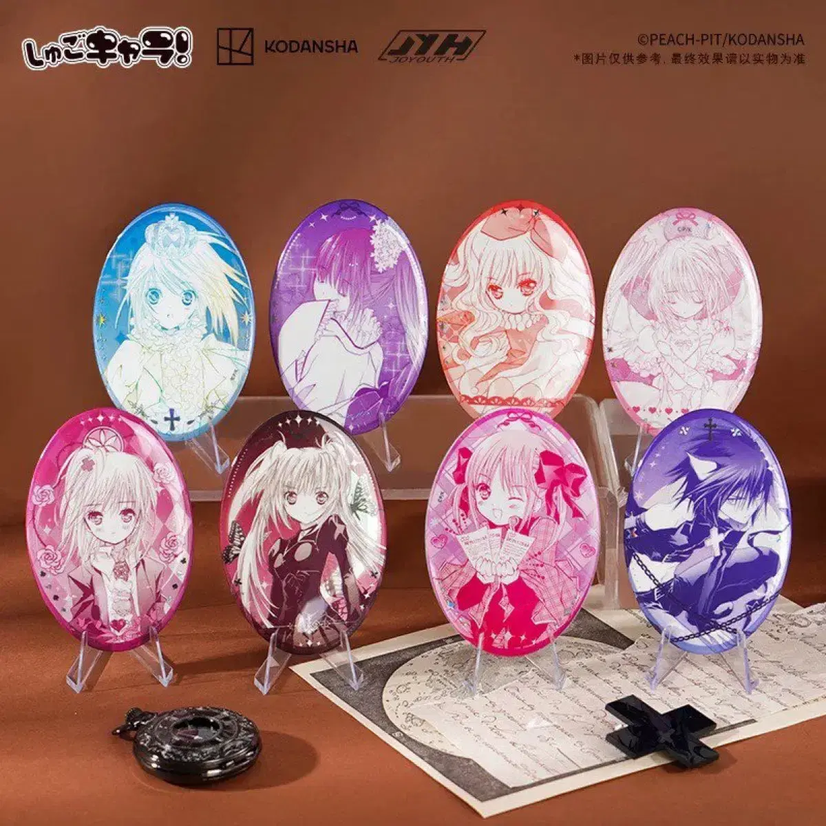 Shugo Chara! Character Change Original Art Can Badge Bulk