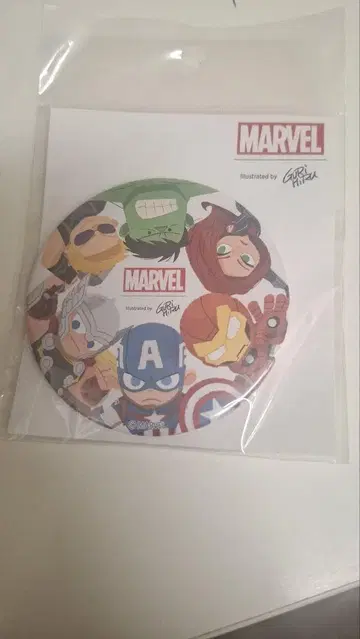 마블 캔뱃지 MARVEL