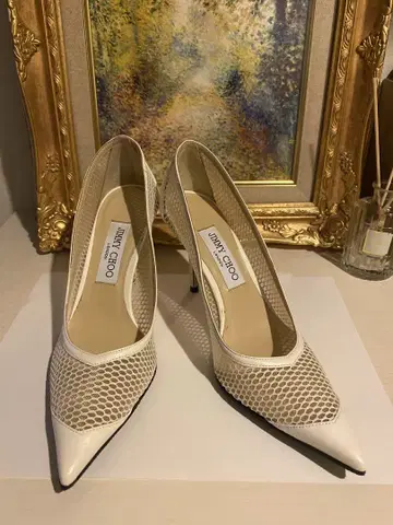 JIMMY CHOO 하이힐 37 화이트