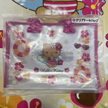 헬로키티 제일복권 클리어 토트백