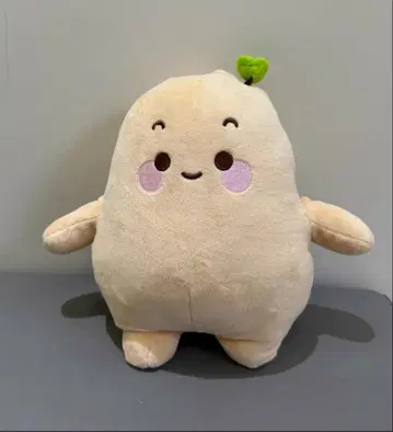 귀여운 베이지 봉제 인형