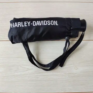 새상품에 가까운 HARLEY-DAVIDSON 접이식 우산 블랙