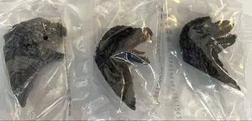 제일복권 고질라 대괴수열전 G G상 몬스터 헤드 마그넷 고질라 3개 세트